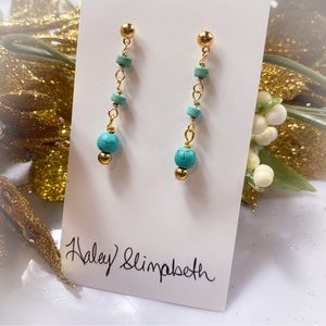 45. Turquoise Earrings